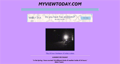 Desktop Screenshot of myviewtoday.com