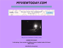 Tablet Screenshot of myviewtoday.com